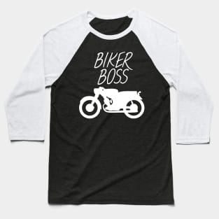 Motorbike - Biker boss Baseball T-Shirt